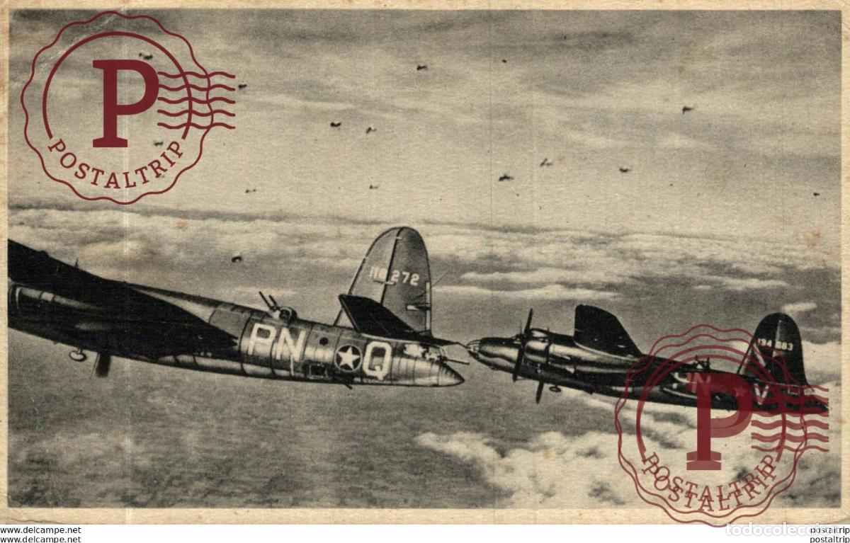 Cartes Postales: Glenn Martin B-26c. AVIACI&Oacute;N AVIATION