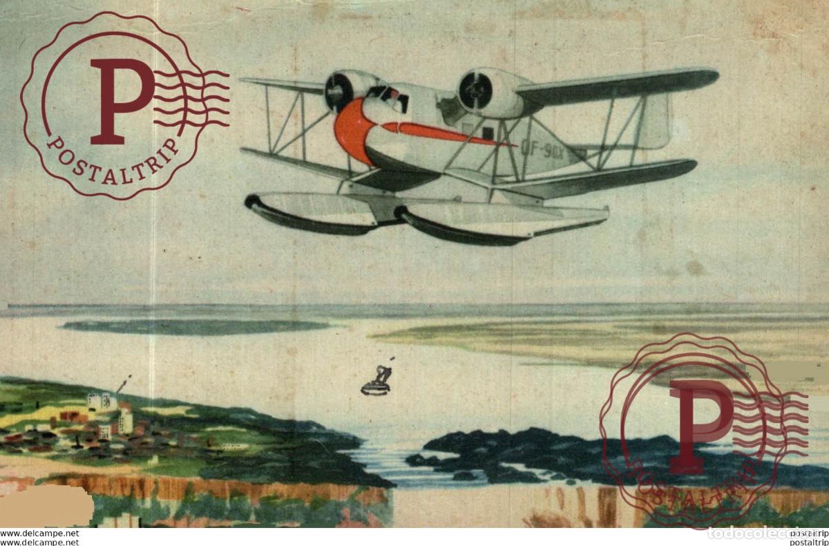 Postkarten: Fleet 50-K Vracht-en-verkeersvliegtuig. AVIACI&Oacute;N AVIATION