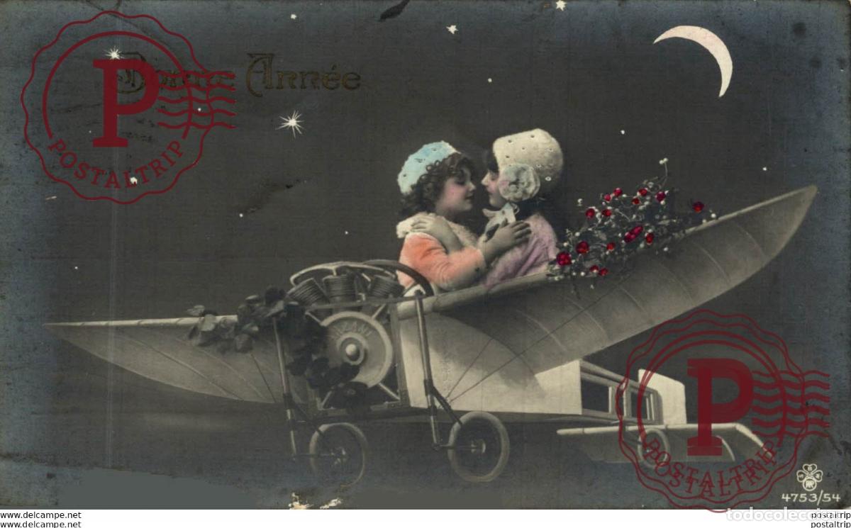 Postkarten: Bonne Ann&eacute;e. AVIACI&Oacute;N AVIATION