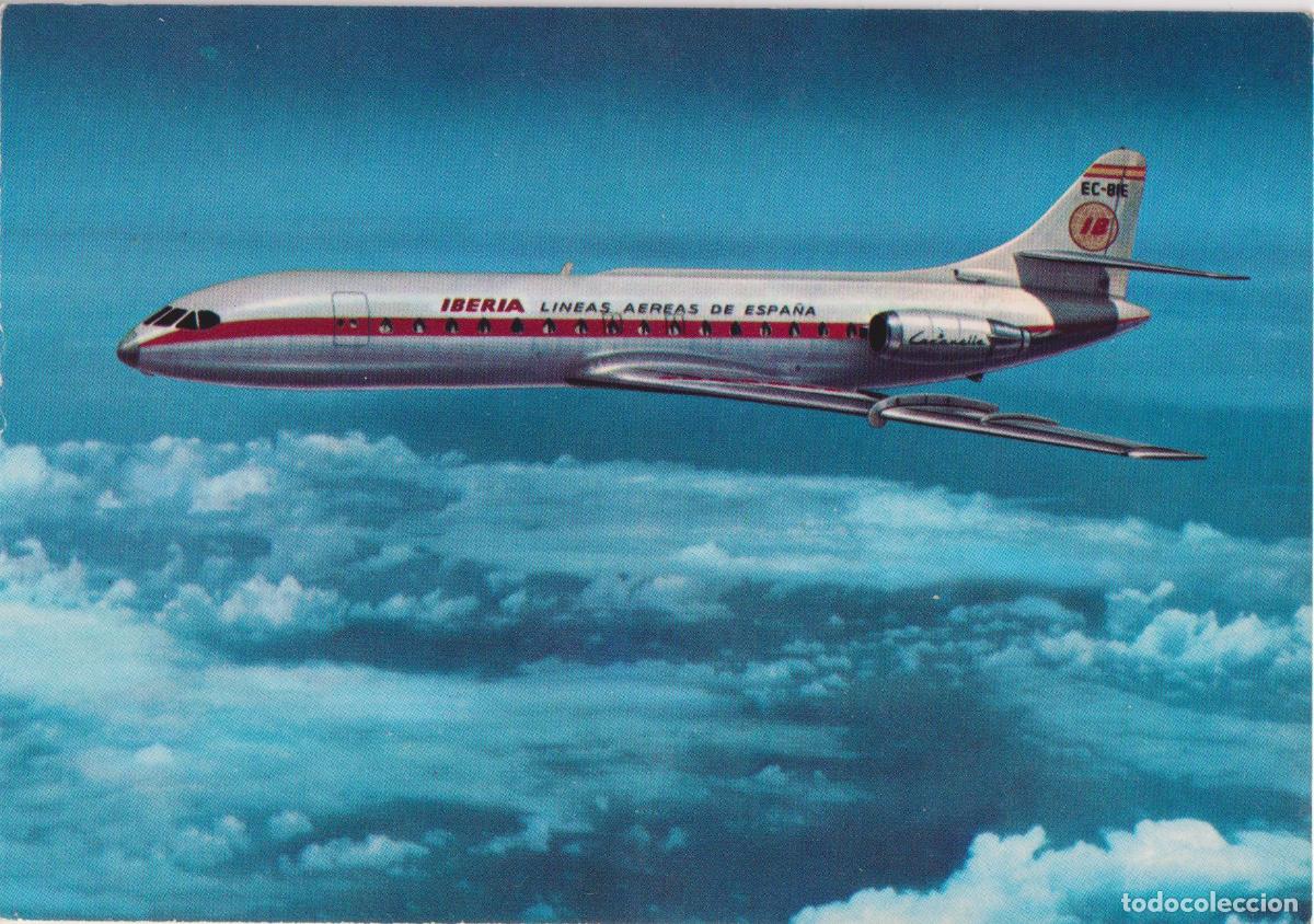 Postales: POSTAL IBERIA - CARAVELLE X-R - PUMERSA - CIRCULADA 1971