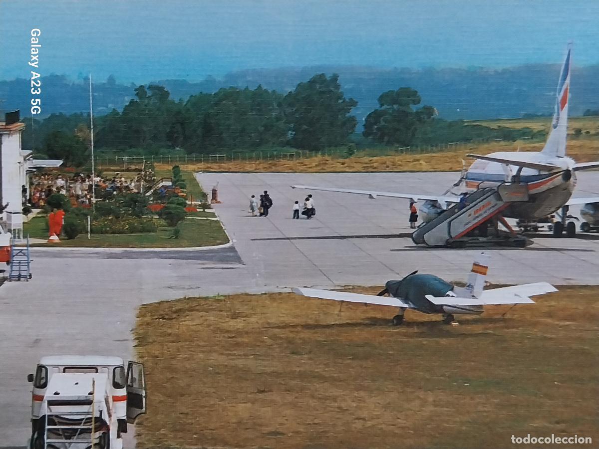 Postales: ALVEDRO AEROPUERTO LA CORU&Ntilde;A ED ARRIBAS 233 SC ORIGINAL AVIONES ANIMADA