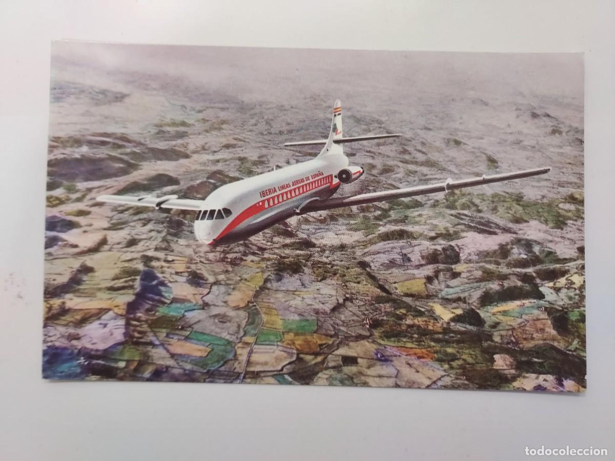 Postales: POSTAL AVION IBERIA CARAVELLE VI-R. SIN CIRCULAR