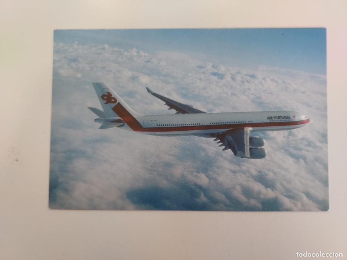 Postales: POSTAL AVION AIR PORTUGAL A340. SIN CIRCULAR