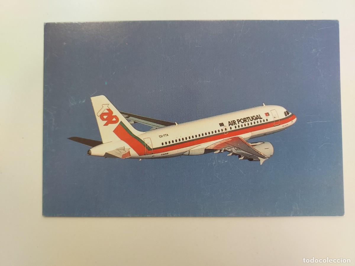 Postales: POSTAL AVION AIR PORTUGAL A319-100. SIN CIRCULAR
