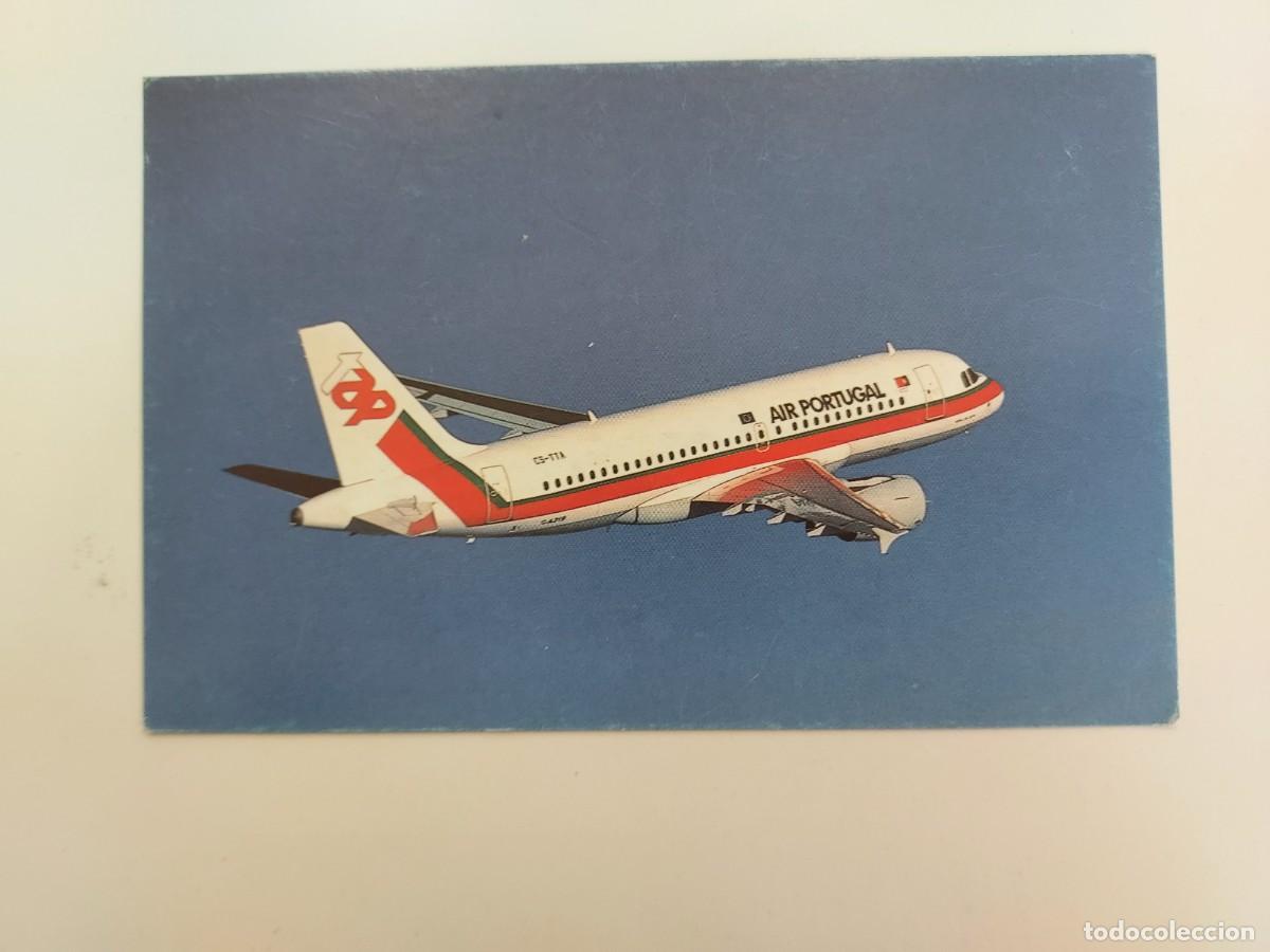 Postales: POSTAL AVION AIR PORTUGAL A319-100. SIN CIRCULAR