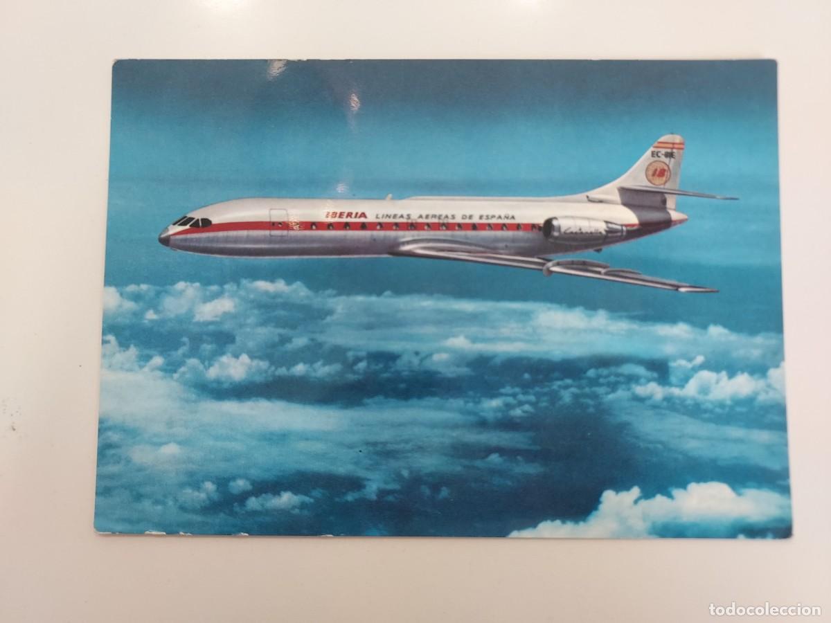 Postales: POSTAL AVION IBERIA CARAVELLE X-R. SIN CIRCULAR