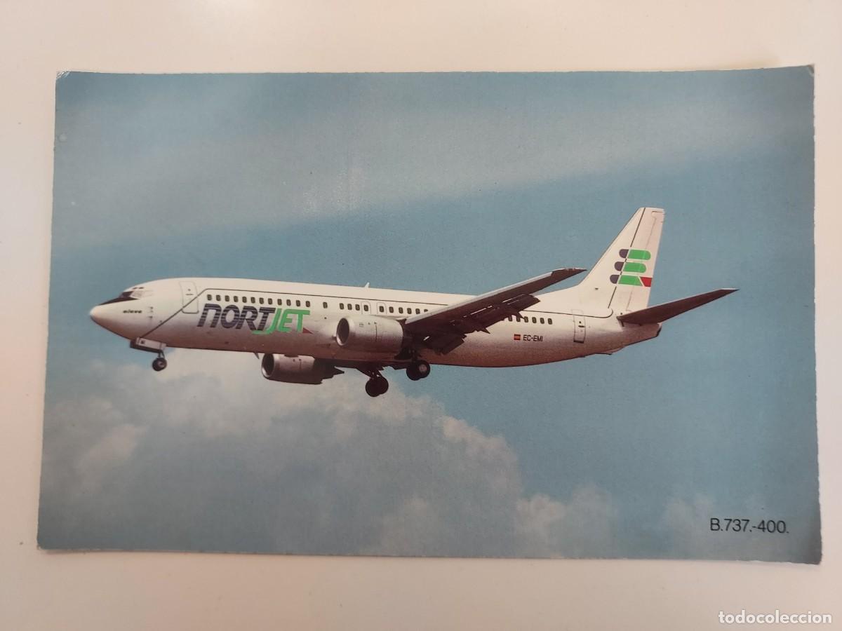 Postales: POSTAL AVION NORTJET (EUSKAL AIR) B.737.400. PALMA MALLORCA. SIN CIRCULAR