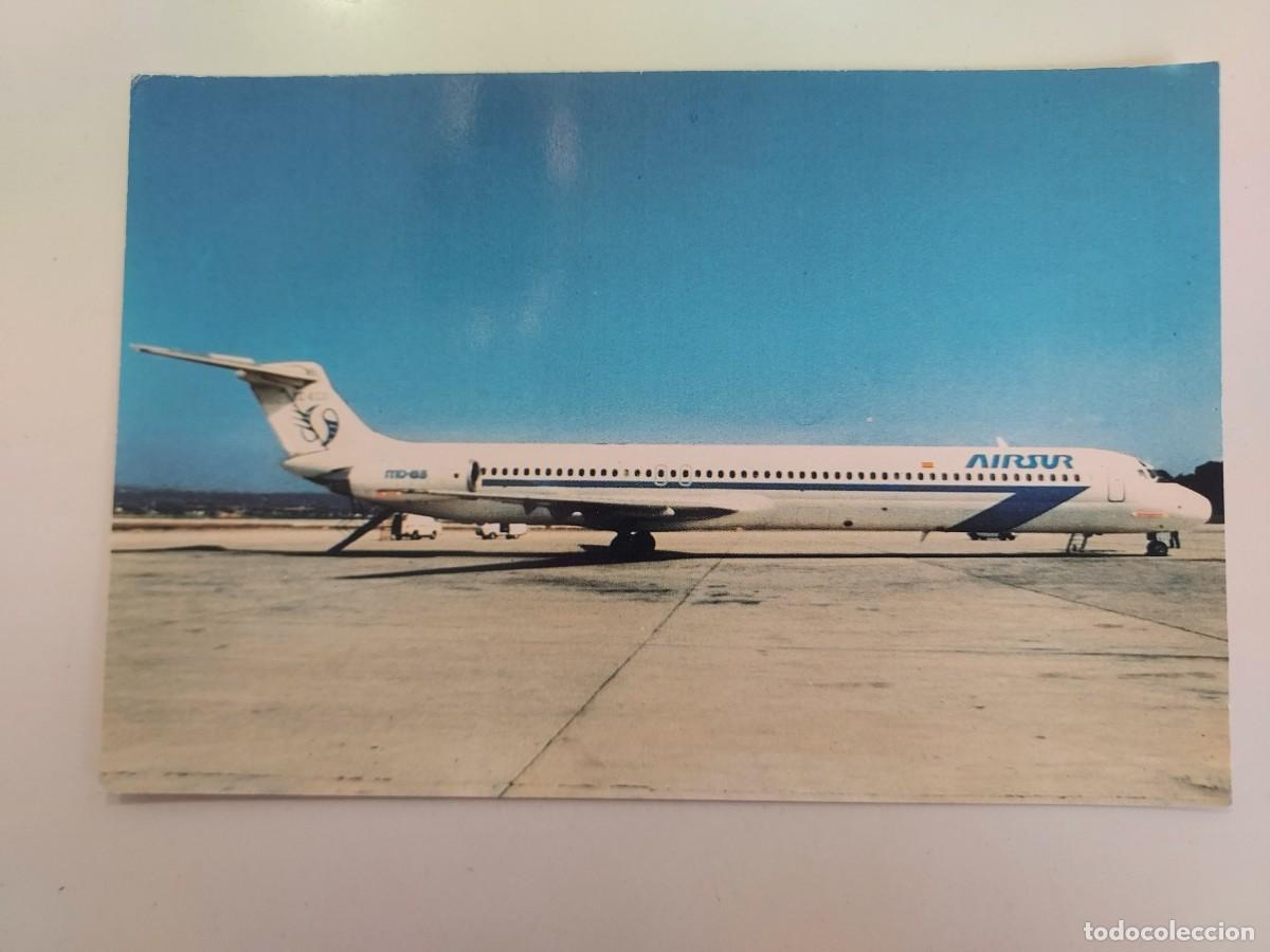 Postales: POSTAL AVION AIRSUR MD-83. SIN CIRCULAR
