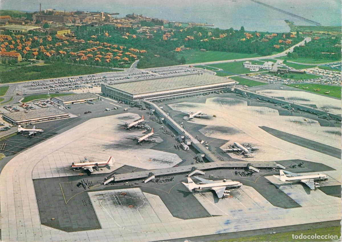 Postales: Postal del Aeropuerto de Copenhague Dinamarca