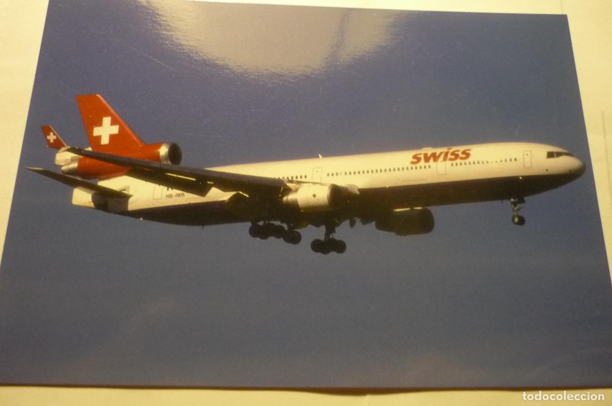 Postales: postal avion extranjera swiss