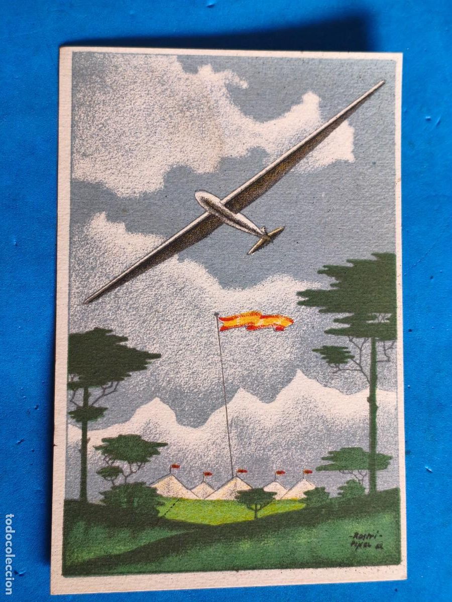Postales: Postal. Vuelo sin Motor. Direcci&oacute;n General de Aviaci&oacute;n Civil. Ministerio del Aire.