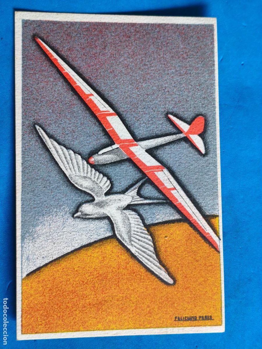 Postales: Postal. Vuelo sin Motor. Direcci&oacute;n General de Aviaci&oacute;n Civil. Ministerio del Aire.