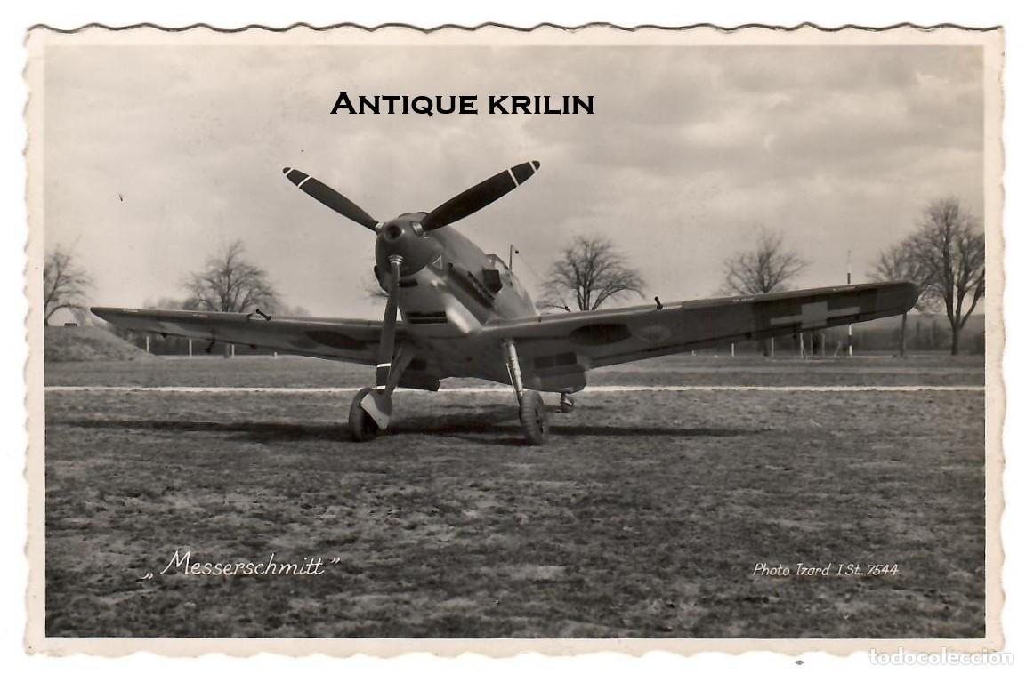 Postales: MESSERSCHMITT ME 109 EJERCITO SUIZO / PHOTO IZARD / EDITION PERROCHET / SIN FRANQUEAR