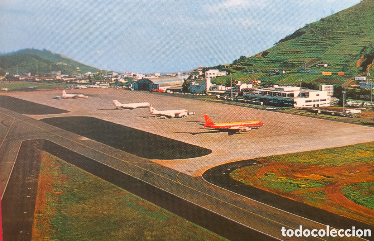 Postales: AEROPUERTO LOS RODEOS POSTAL A COLOR TENERIFE C. 1970