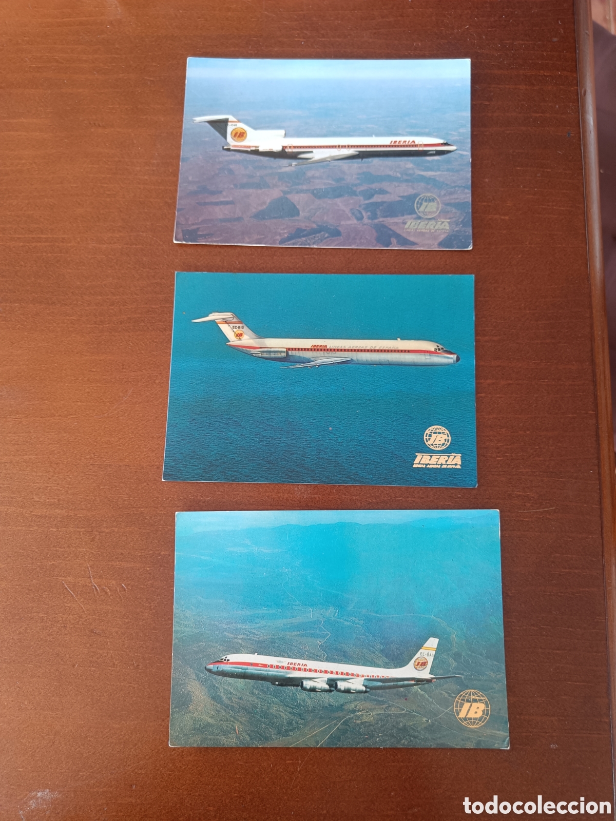 Postales: Postales de antiguos aviones de Iberia