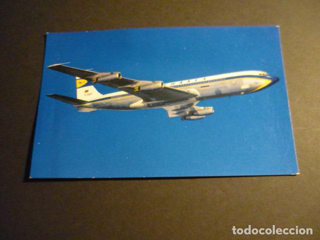 Postales: AVION LUFTHANSA BOEING 707 JET INTERCONTINENTAL POSTAL - Foto 1