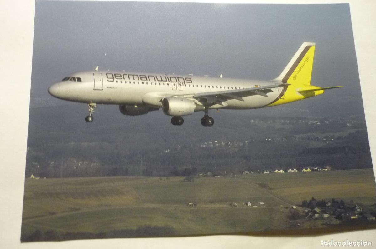 Postales: postal aviacion extranjera german wings a 320-211