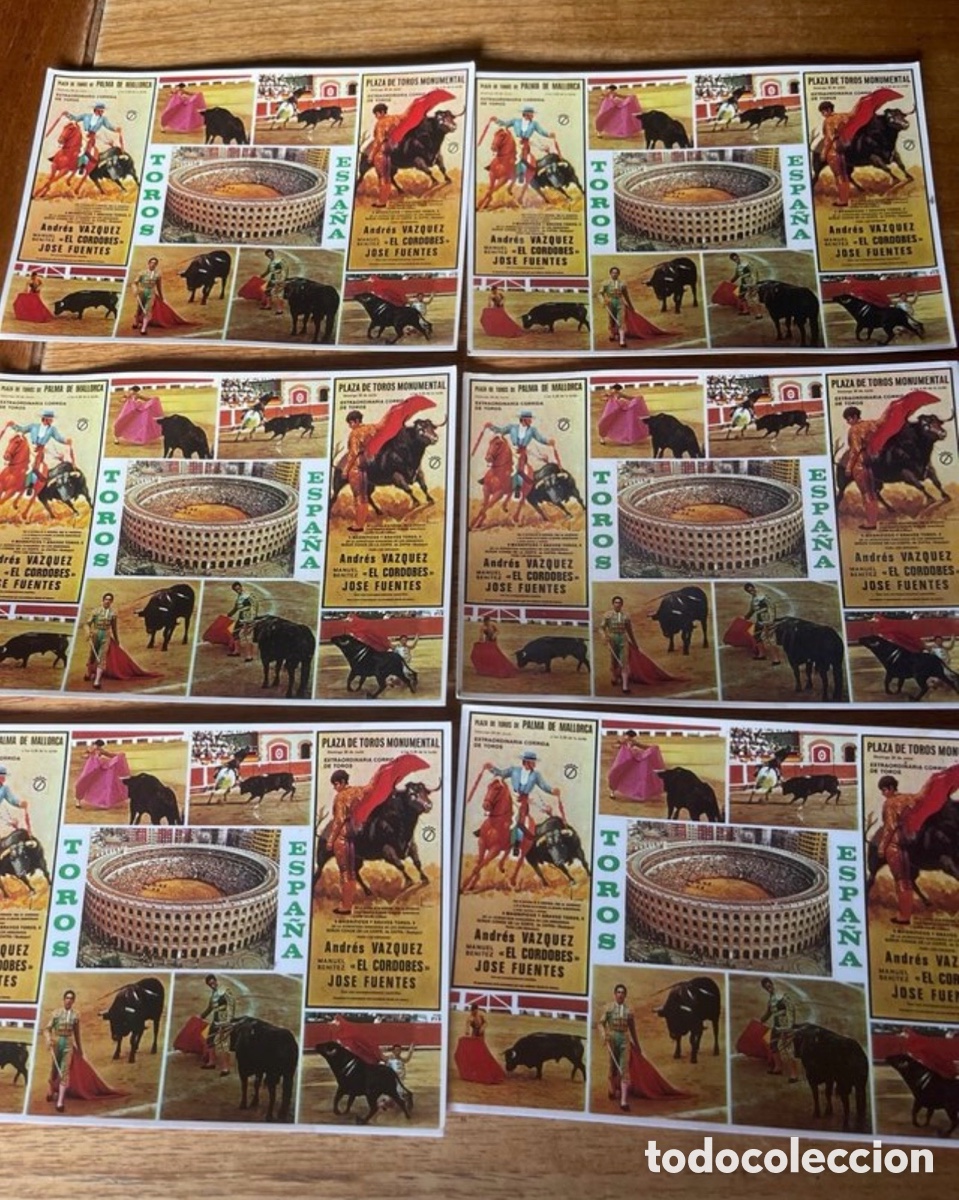 Cartes Postales: 6 Postales Antiguas Taurinas El Cordob&eacute;s