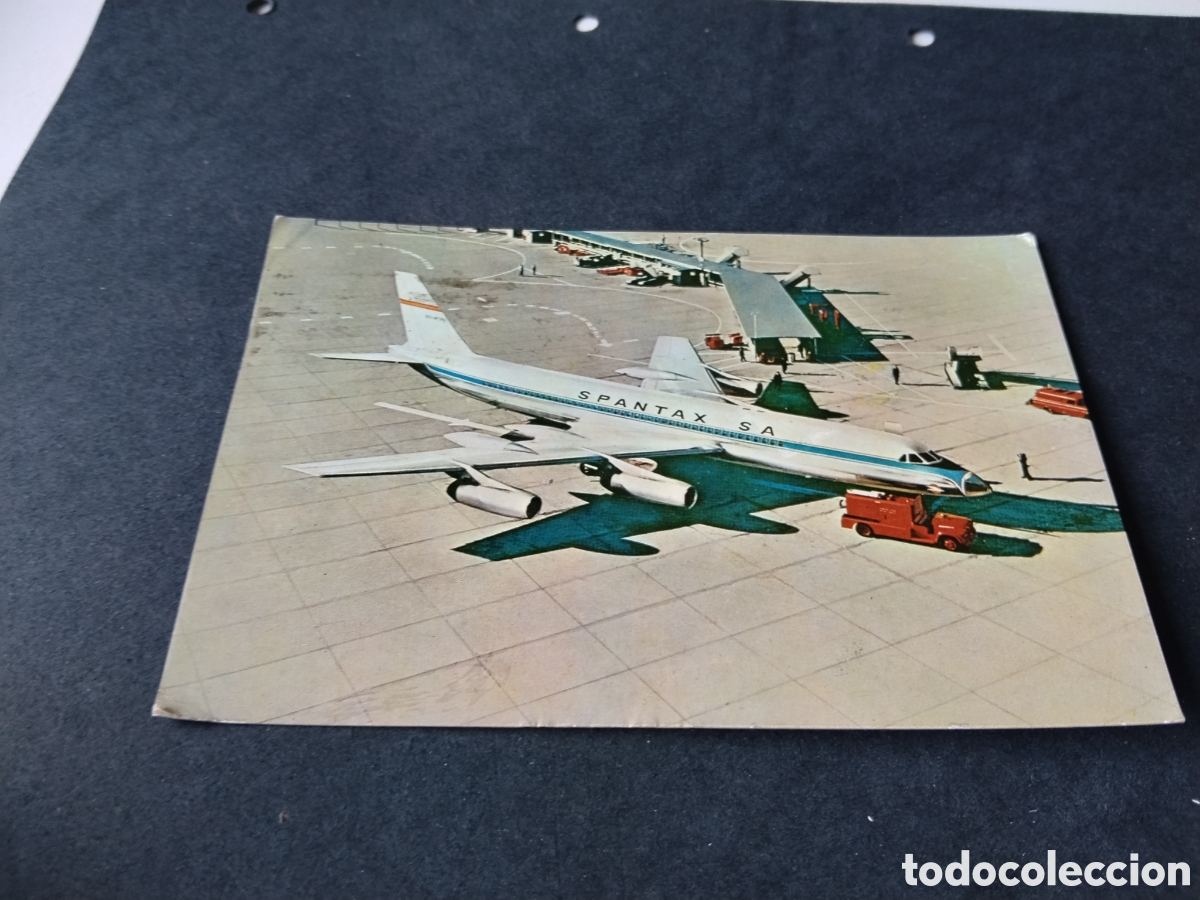 Postales: Postal avi&oacute;n SPANTAX Convair CV 990 A coronado