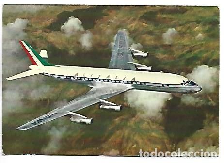 Postales: DOUGLAS SUPER DC8 JET.- ALITALIA AIRLINES