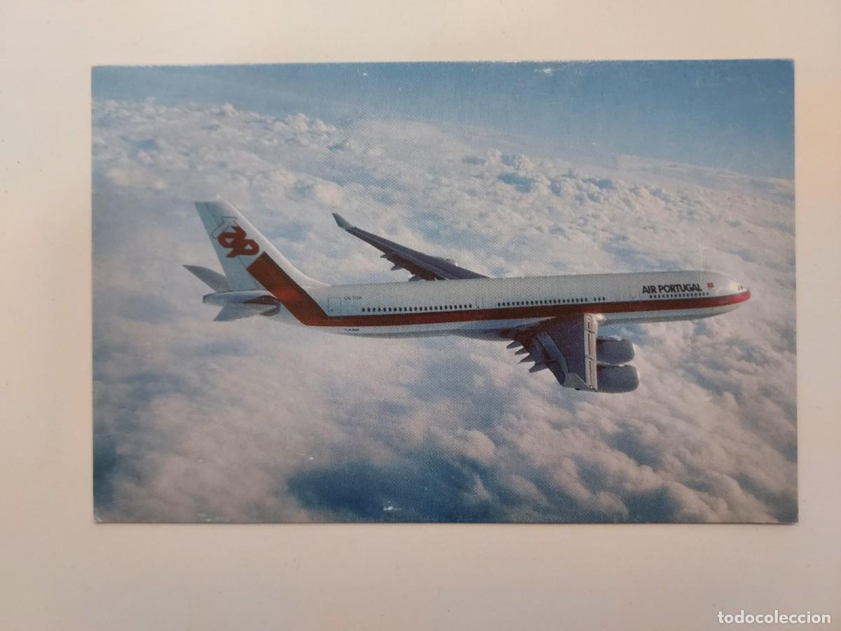 Postales: POSTAL AVION. COMPA&Ntilde;IA AEREA AIR PORTUGAL. A340. SIN CIRCULAR
