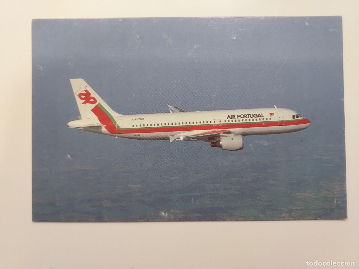 Postales: POSTAL AVION. COMPA&Ntilde;IA AEREA AIR PORTUGAL. A320-200. SIN CIRCULAR