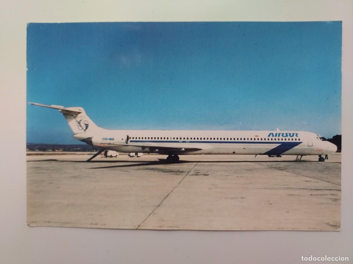 Postales: POSTAL AVION AIRSUR MD-83. SIN CIRCULAR