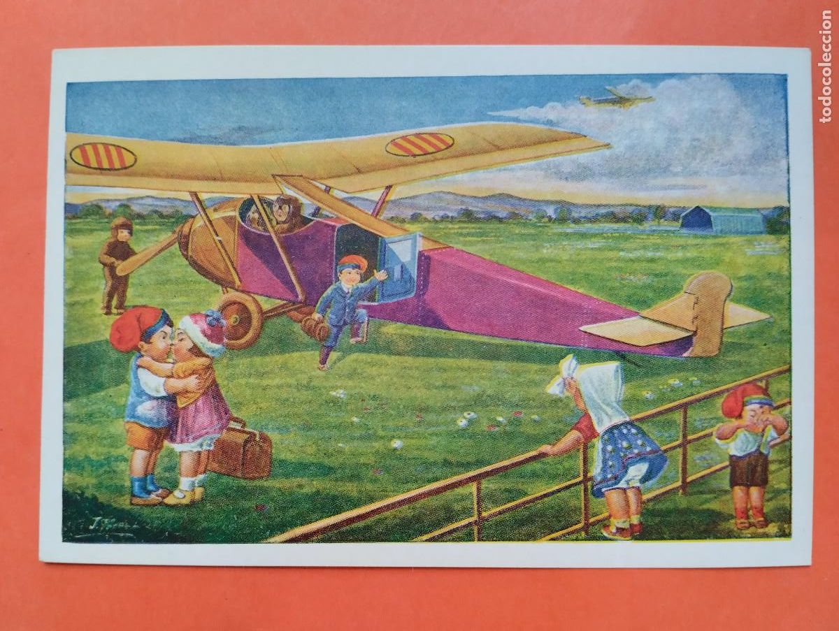 Postales: POSTAL CATALANA EDICIONES LOCFON BARCELONA SERIE AVIACI&Oacute;N