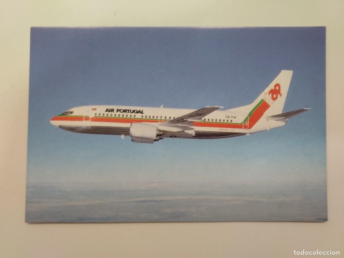 Cartoline: POSTAL AIR PORTUGAL AVION BOEING 737-300. SIN CIRCULAR