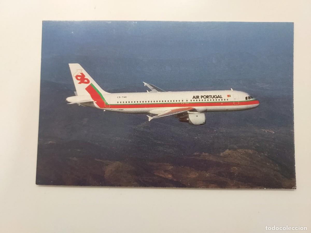 Cartoline: POSTAL AIR PORTUGAL AVION A320-200. SIN CIRCULAR
