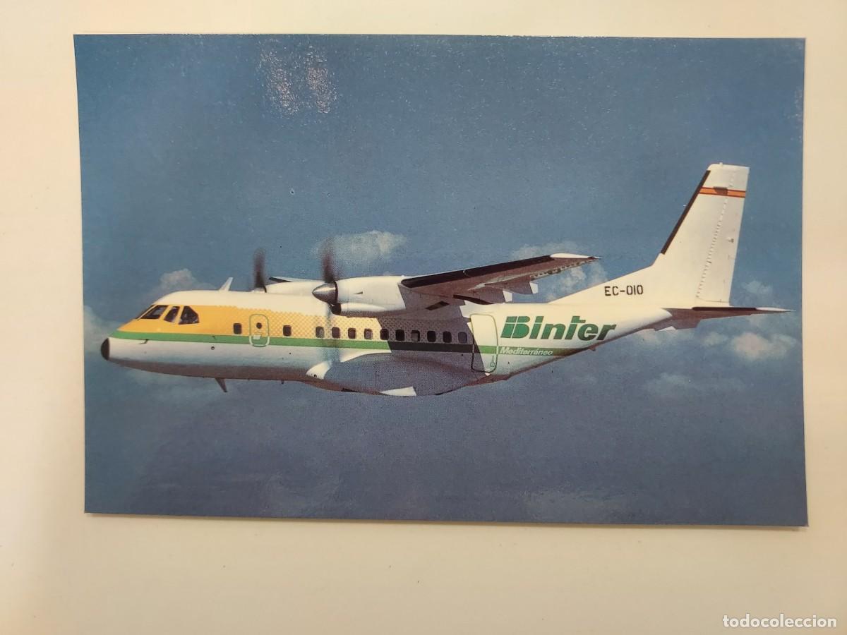 Postkarten: POSTAL BINTER MEDITERRANEO AVION C.A.S.A. CN-235/100. SIN CIRCULAR. CASA