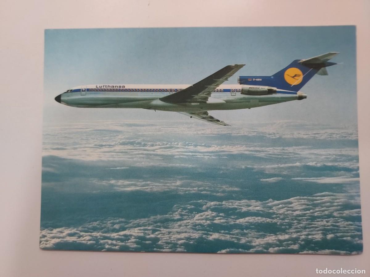 Postkarten: POSTAL LUFTHANSA B 727 EUROPA JET AVION. SIN CIRCULAR