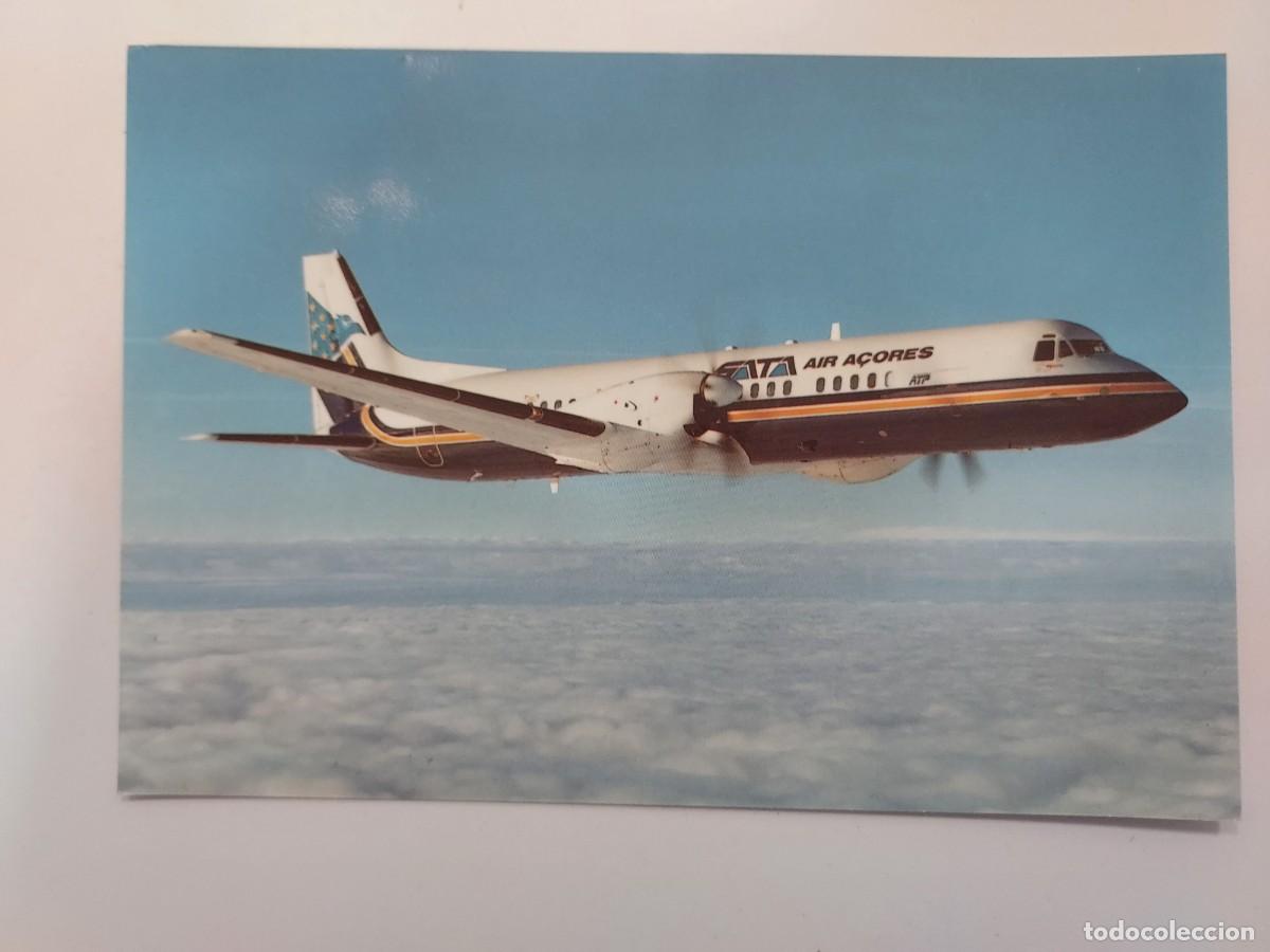 Postkarten: POSTAL BRITISH AEROSPACE ATP. SATA AIR A&Ccedil;ORES. AVION. SIN CIRCULAR. AZORES PORTUGAL