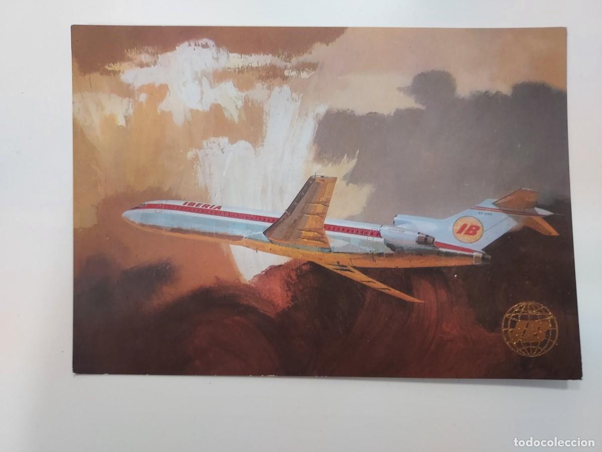 Postkarten: POSTAL IBERIA AVION BOEING 727/256. SIN CIRCULAR