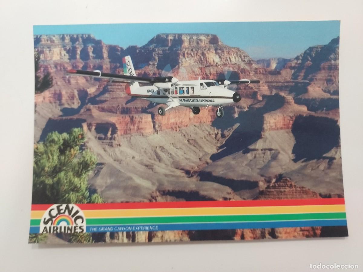 Postales: POSTAL SCENIC AIRLINES. THE GRAND CANYON EXPERIENCE. AVION VISTALINER. USA