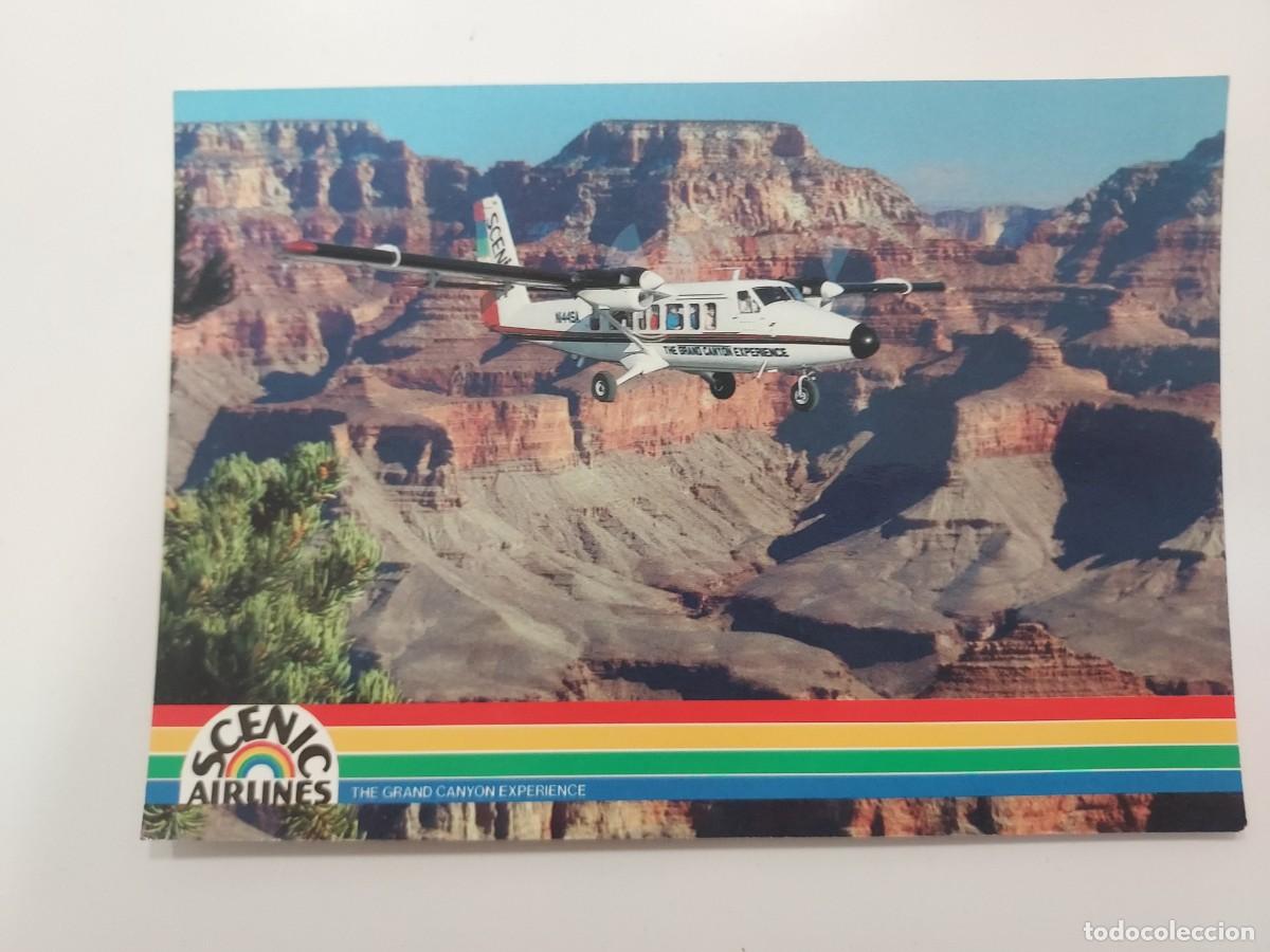 Postales: POSTAL SCENIC AIRLINES. THE GRAND CANYON EXPERIENCE. AVION VISTALINER. USA