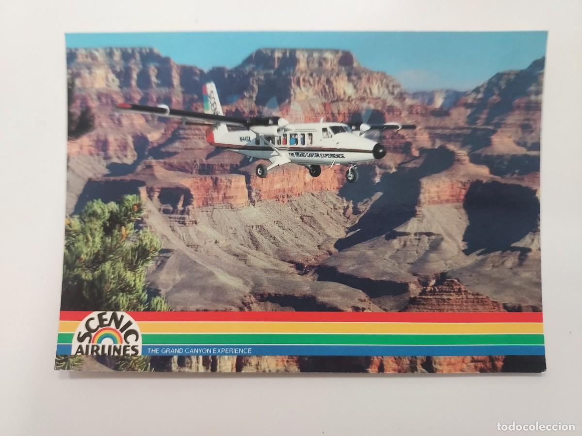 Postales: POSTAL SCENIC AIRLINES. THE GRAND CANYON EXPERIENCE. AVION VISTALINER. USA