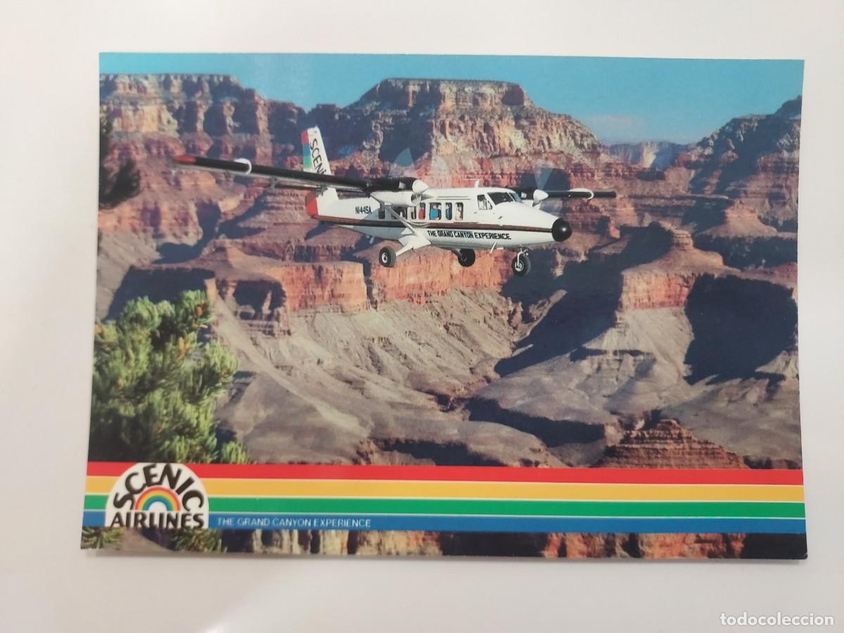 Postales: POSTAL SCENIC AIRLINES. THE GRAND CANYON EXPERIENCE. AVION VISTALINER. USA