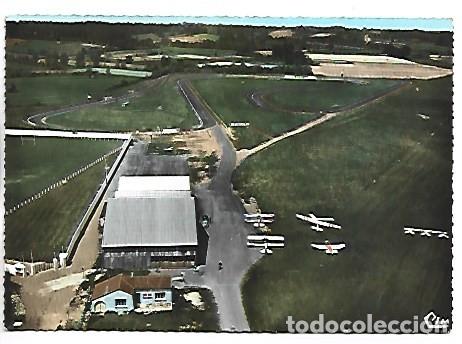 Postales: VUE AERIENNE.- L&acute;AERODROME ET L&acute;AUTODROME.- NOGARO (GERS) / FRANCIA
