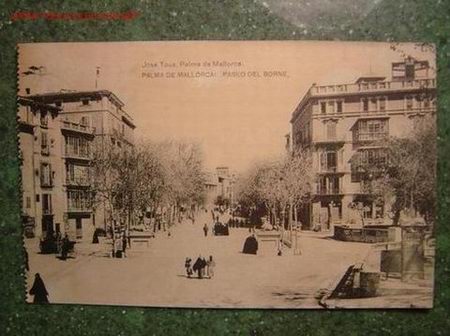 Postales: PALMA MALLORCA PASEO DEL BORNE - Foto 1