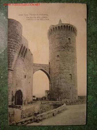 Postales: PALMA MALLORCA CASTILLO DE BELLVER - Foto 1