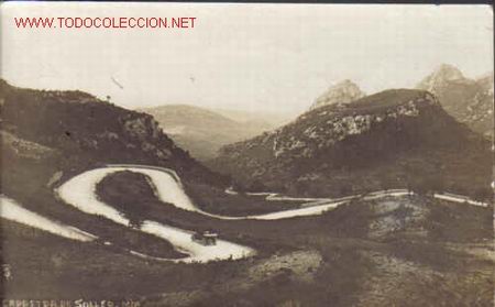 Postkarten: TARJETA POSTAL DE MALLORCA- CARRETERA DE SOLLER.