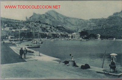 Postales: TARJETA POSTAL ANTIGUA DEL PUERTO DE SOLLER - Foto 1