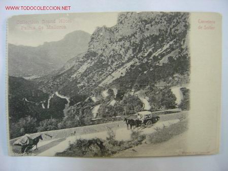 Postales: MALLORCA CARRETERA DE SOLLER - Foto 1