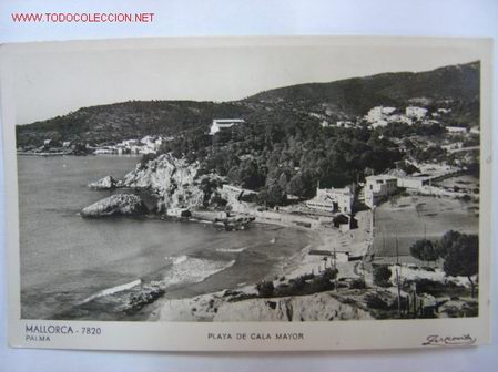 Postales: MALLORCA PLAYA DE CALA MAYOR - Foto 1
