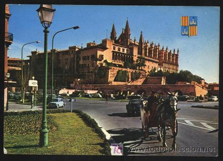 Postales: postal-catedral de palma de mallorca (baleares), escrita y circulada
