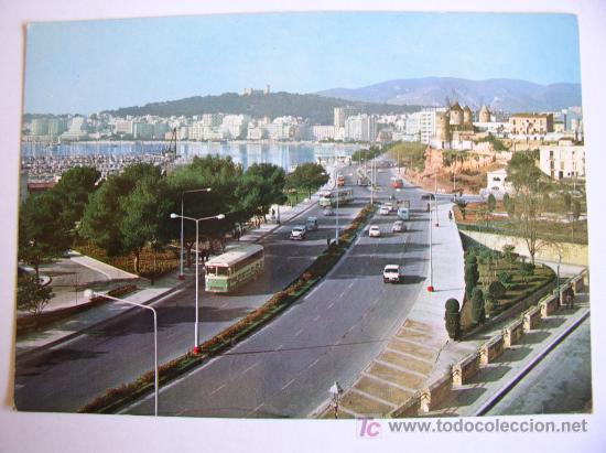 Postales: Palma de Mallorca. Paseo Mar&iacute;timo. - Foto 1
