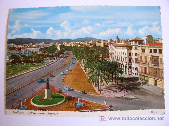 Postales: Mallorca. Palma: Paseo Sagrera. - Foto 1