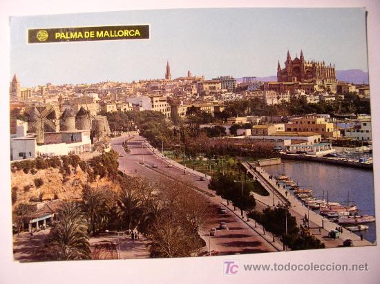 Postales: Palma de Mallorca. Paseo Mar&iacute;timo. - Foto 1