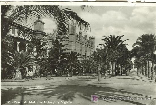 Postales: PALMA DE MALLORCA. LA LONJA Y SAGRERA. - Foto 1